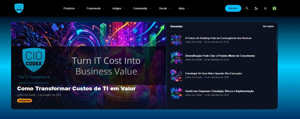 Site ciocodex.com desenvolvido pela 2WP