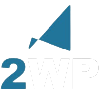 Logo da 2WP especializada em criação de site para Salão de beleza em WordPress